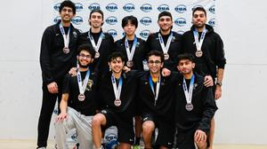 Men's Squash win OUA Bronze Medals